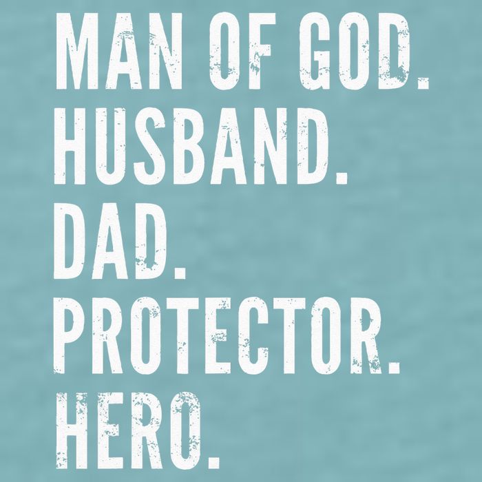 Man of God Husband Dad Protector Hero Sueded Cloud Jersey T-Shirt