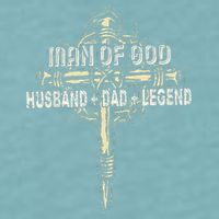 Man Of God Husband Dad Happy Fathers Day Proud Christian Sueded Cloud Jersey T-Shirt