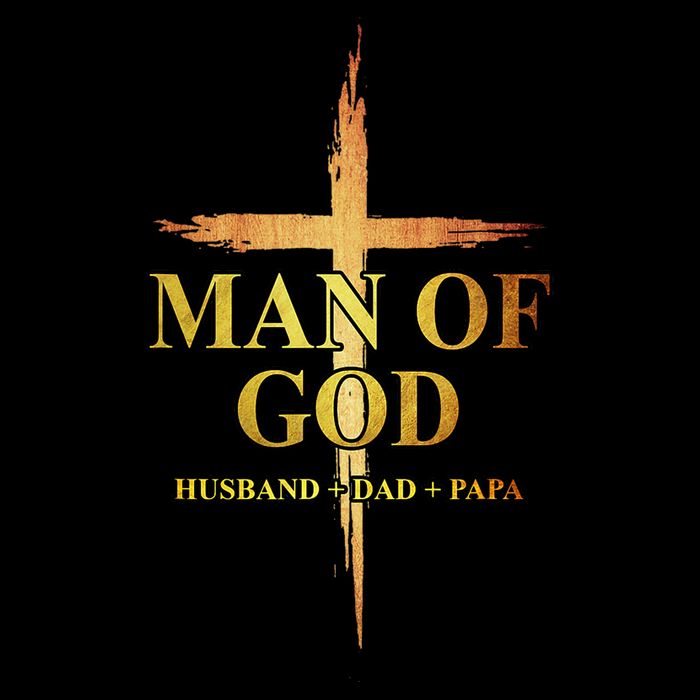 Man Of God Husband Dad Papa Cross Religious God Bible Christ Sweatshirt