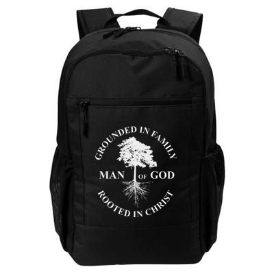 Man Of God Grounded In Family Rooted In Christ Father Dad Backpack