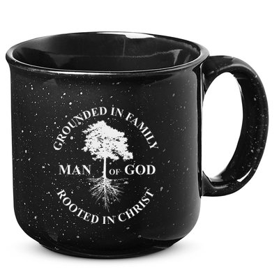 Man Of God Grounded In Family Rooted In Christ Father Dad 15oz Campfire Ceramic Mug