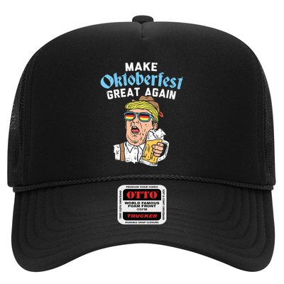 Make Oktoberfest Great Again Funny Trump Drink Beer Mug Gift Trucker Hat