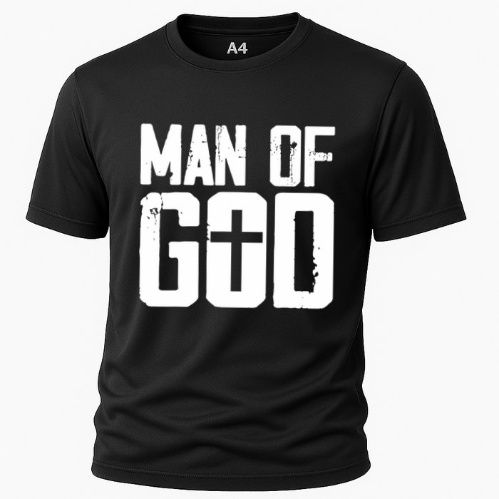 Man Of God I Jesus Cooling Performance Crew T-Shirt
