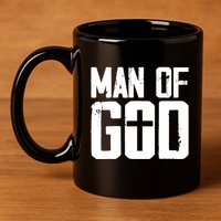 Man Of God I Jesus 11oz C Handle Ceramic Mug