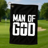 Man Of God I Jesus Golf Towel