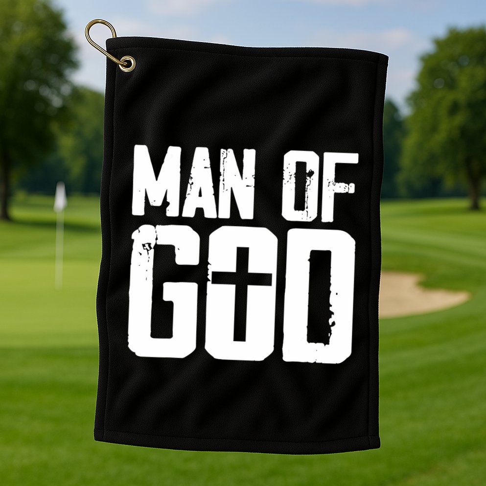 Man Of God I Jesus Golf Towel