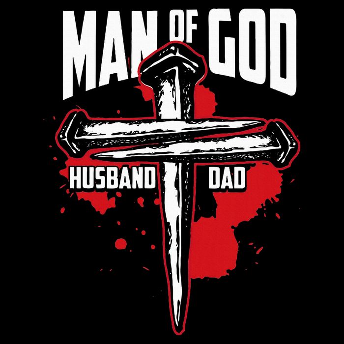 Man Of God Husband Dad Christianity Religion Christian Dad Short Acrylic Beanie