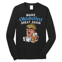 Make Oktoberfest Great Again Funny Trump Drink Beer Mug Gift Long Sleeve Shirt