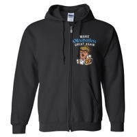 Make Oktoberfest Great Again Funny Trump Drink Beer Mug Gift Full Zip Hoodie