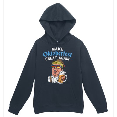 Make Oktoberfest Great Again Funny Trump Drink Beer Mug Gift Urban Pullover Hoodie