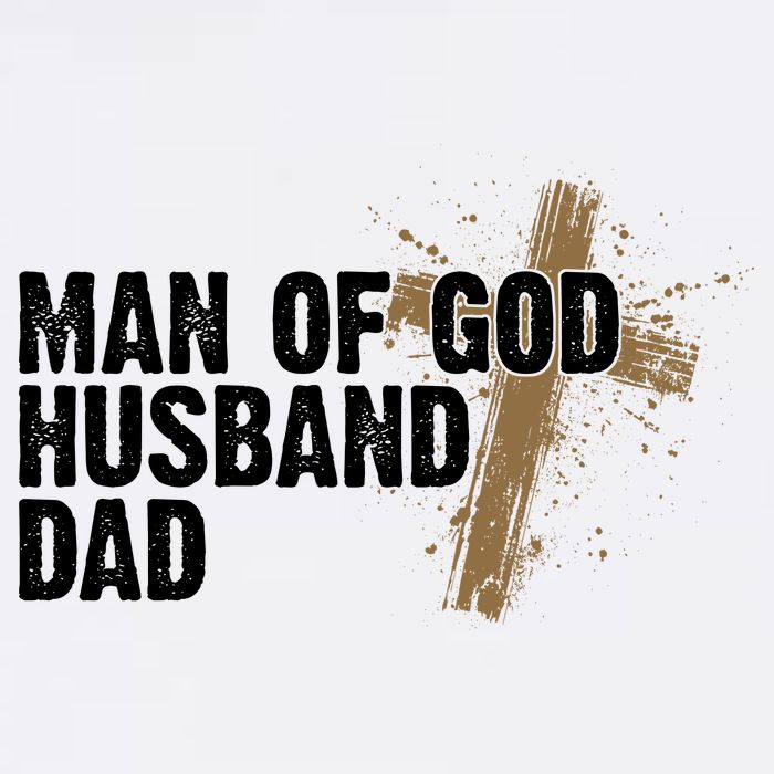 Man Of God Husband Dad Religious Cross Fathers Day Hoodie