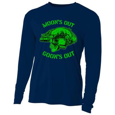 MOON'S OUT GOON'S OUT Skull Helmet NVGs Military 'S Cooling Performance Long Sleeve Crew