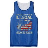 Make Our Guns Illegal Mesh Reversible Basketball Jersey Tank