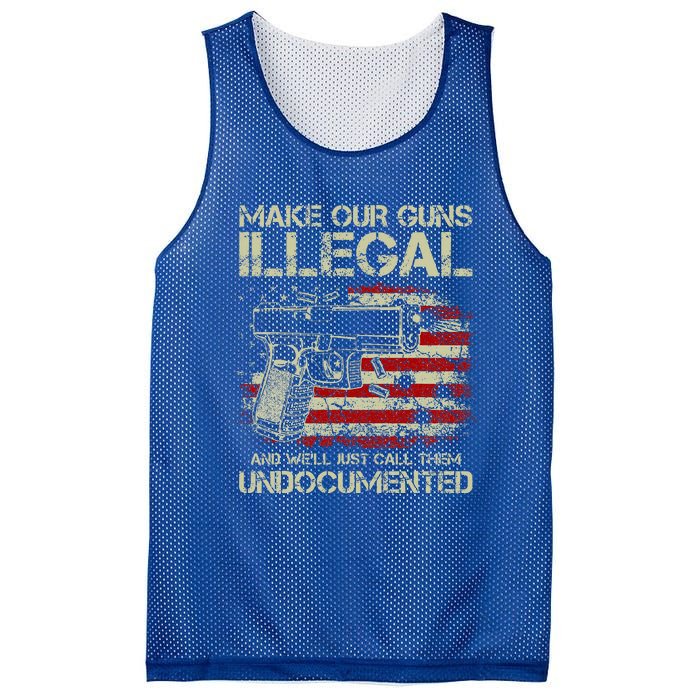 Make Our Guns Illegal Mesh Reversible Basketball Jersey Tank