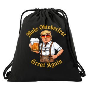 Make Oktoberfest Great Again Drawstring Bag