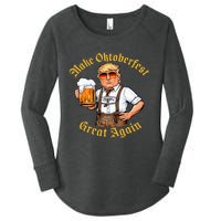 Make Oktoberfest Great Again Women's Perfect Tri Tunic Long Sleeve Shirt