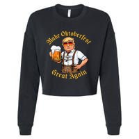 Make Oktoberfest Great Again Cropped Pullover Crew