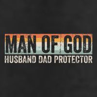 Man Of God Husband Dad Protector Christian Dad FatherS Day 15oz Campfire Ceramic Mug