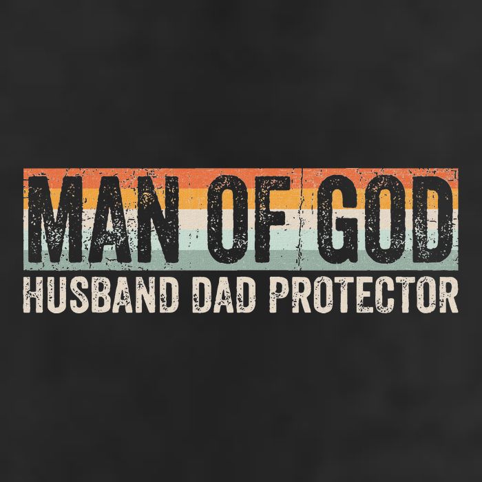 Man Of God Husband Dad Protector Christian Dad FatherS Day 15oz Campfire Ceramic Mug