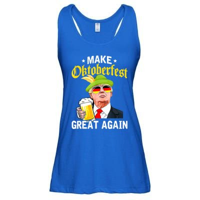 Make Oktoberfest Great Again Funny Trump Drink Beer Mug Ladies Essential Flowy Tank