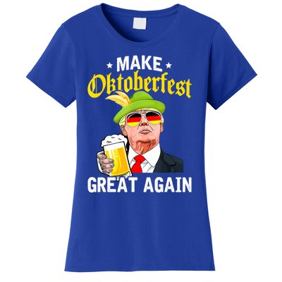 Make Oktoberfest Great Again Funny Trump Drink Beer Mug Women's T-Shirt