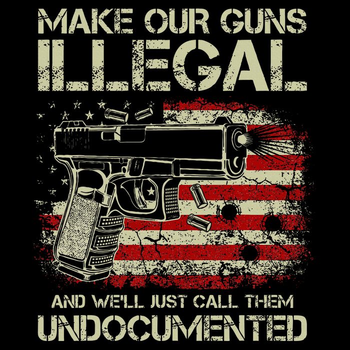 Make Our Guns Illegal And WeLl Just Call Them Undocumented Drawstring Bag