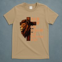 Man Of God Husband Daddy Protector Hero Lion Fathers Day T-Shirt