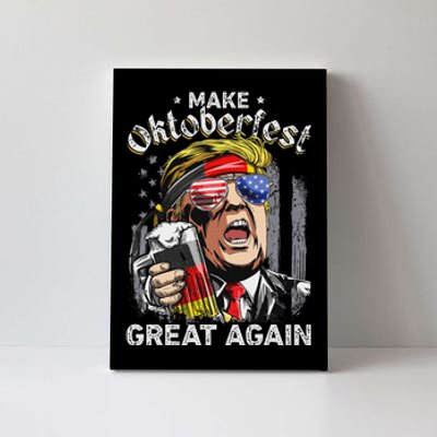 Make Oktoberfest Great Again Trump Canvas