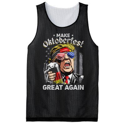 Make Oktoberfest Great Again Trump Mesh Reversible Basketball Jersey Tank