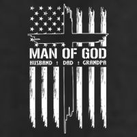 Man Of God Husband Dad Grandpa Funny Adult Drive Performance Visor