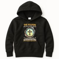 Man Of God The Reason I Am Old And Wise Is Because God Prote Kids Hoodie