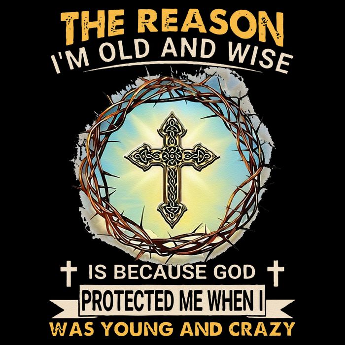 Man Of God The Reason I Am Old And Wise Is Because God Prote Short Acrylic Beanie