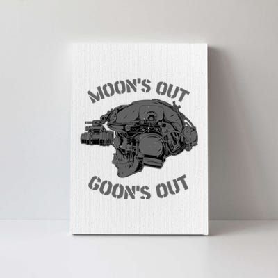 MOON'S OUT GOON'S OUT Skull Helmet NVGs Military 'S Canvas