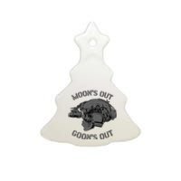 MOON'S OUT GOON'S OUT Skull Helmet NVGs Military 'S Ceramic Tree Ornament