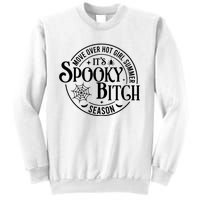 Move Over Girl Summer ItS Spooky Season Halloween Sweatshirt