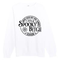 Move Over Girl Summer ItS Spooky Season Halloween Premium Crewneck Sweatshirt