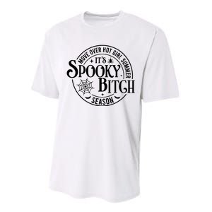 Move Over Girl Summer ItS Spooky Season Halloween Performance Sprint T-Shirt