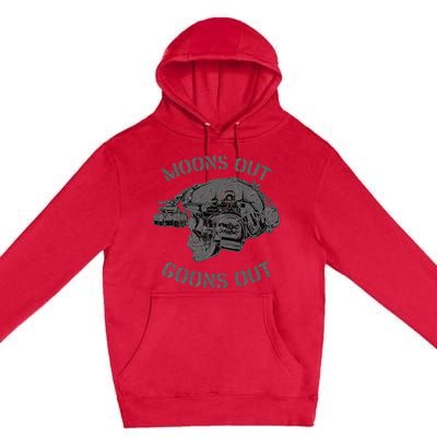 MoonS Out Goons Out Skull Helmet Nvgs Nsw Swcc Dbg Pin Premium Pullover Hoodie