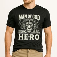 Man Of God Husband Daddy Protector Hero Performance Shirt