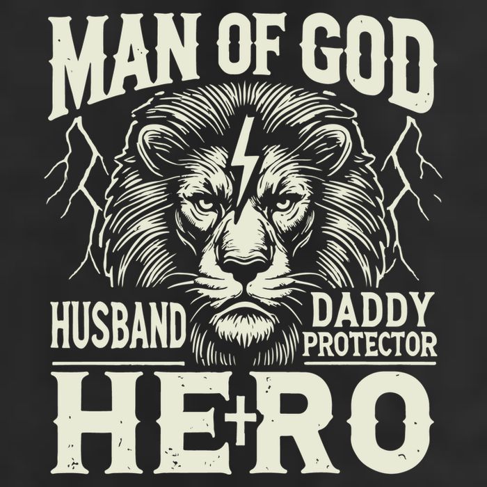 Man Of God Husband Daddy Protector Hero Microfiber Hand Towel