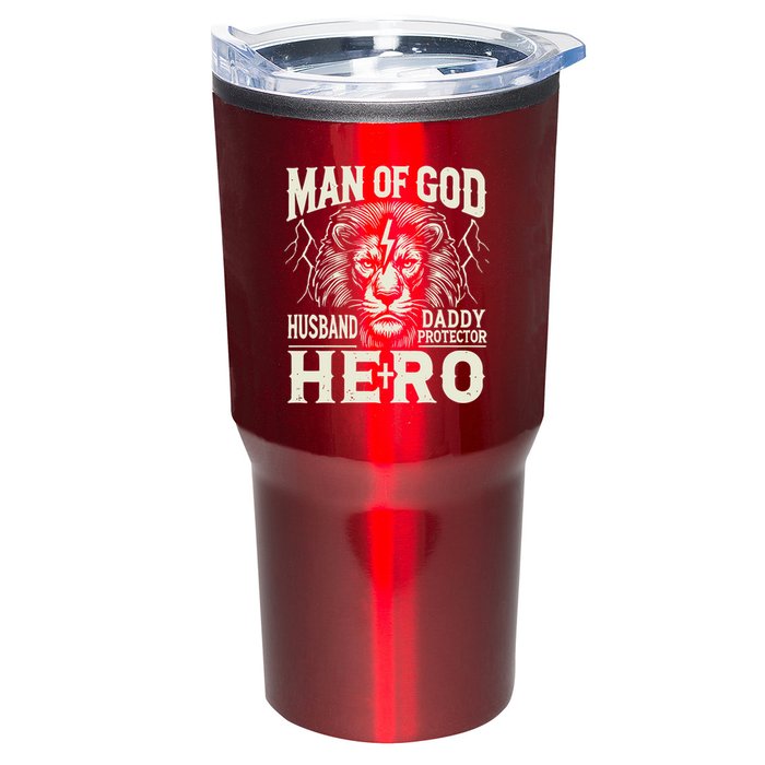 Man Of God Husband Daddy Protector Hero Tumbler