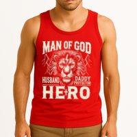 Man Of God Husband Daddy Protector Hero Tank Top