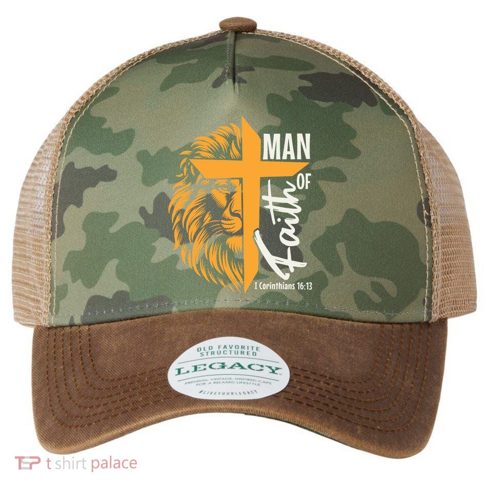 Man Of God Legacy Tie Dye Trucker Hat