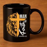 Man Of God 11oz C Handle Ceramic Mug