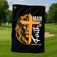 Man Of God Golf Towel