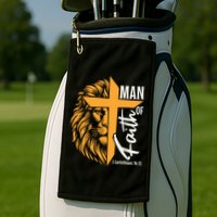 Man Of God Golf Towel