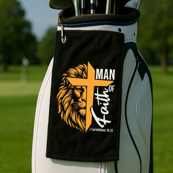 Man Of God Golf Towel