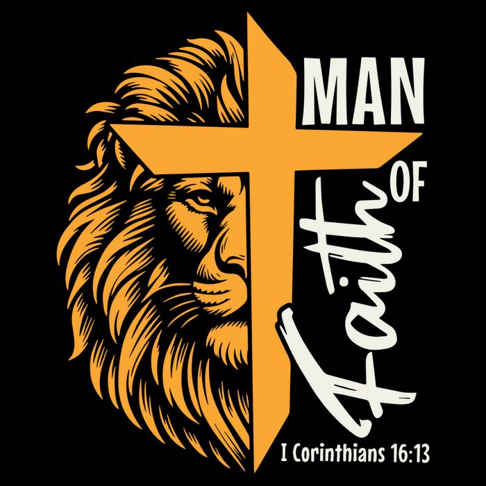 Man Of God Cropped Pullover Crew