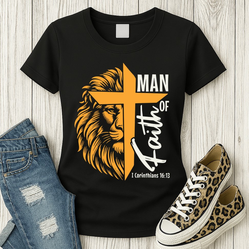 Man Of God Womens T-Shirt