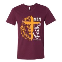 Man Of God V-Neck T-Shirt